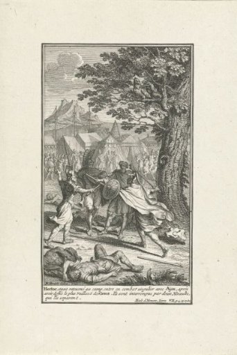 Fight between Hector and Ajax