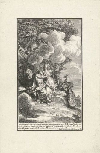 Juno seduces Jupiter