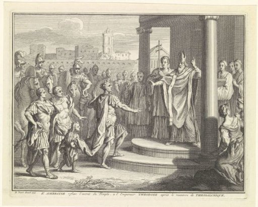 Saint Ambrose Refuses Theodosius I Entry to the Church