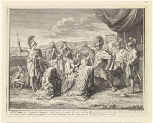 Coriolanus Surrounded by Supplicating Women