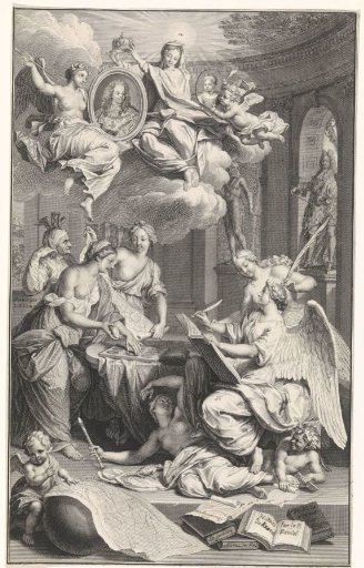 Allegory on the history of the French monarchy