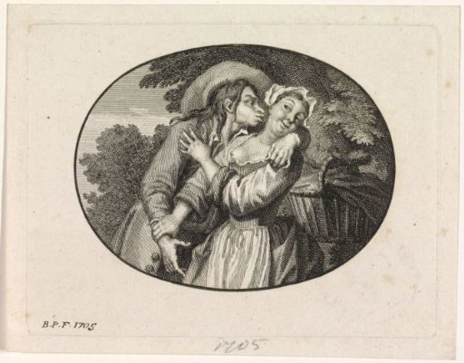 Peasant Woman Resisting the Advances of a Lover