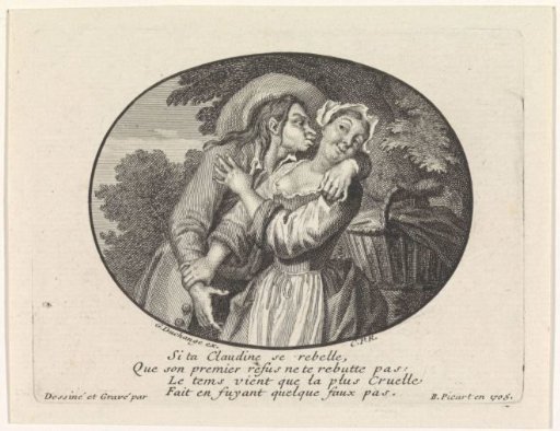 Peasant Woman Resisting the Advances of a Lover