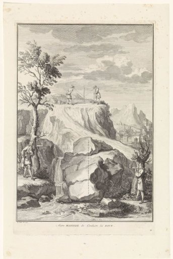Men Guiding Water