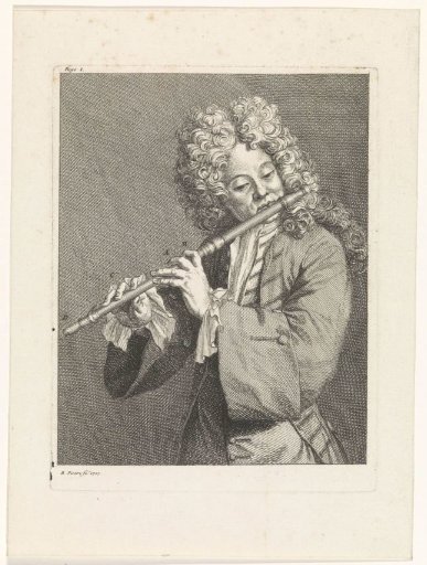 Man Playing the Flute