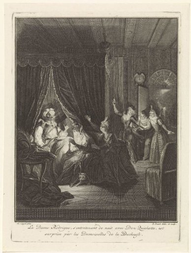 Don Quixote Lying in Bed and Receiving a Visit