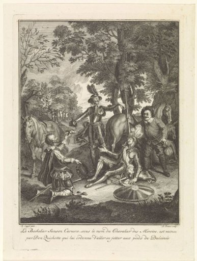 Don Quixote and the Knight of the Mirrors