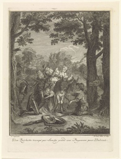 Don Quixote Mistakes a Peasant Woman for Dulcinea