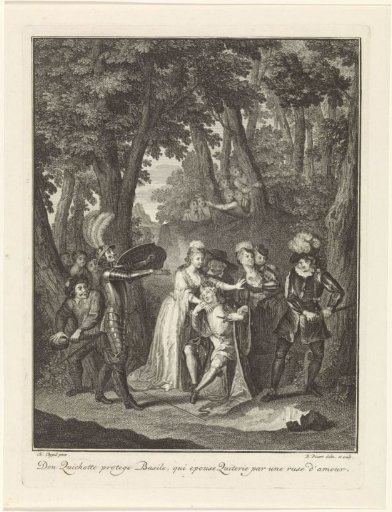 Don Quixote Protects Basile