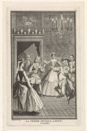 A Man Quarrelling with a Woman