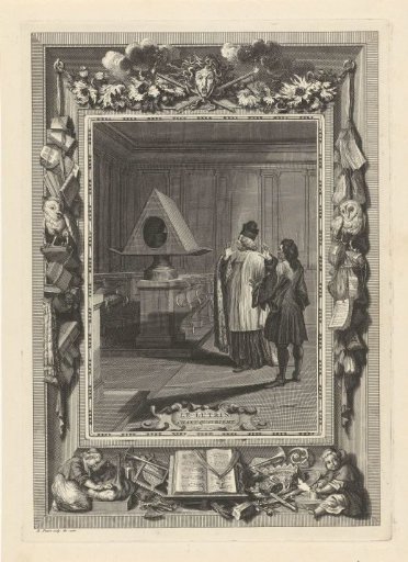 A priest discovers the lectern