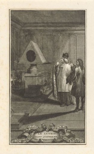 Priest Discovers the Easel (Small Variant)