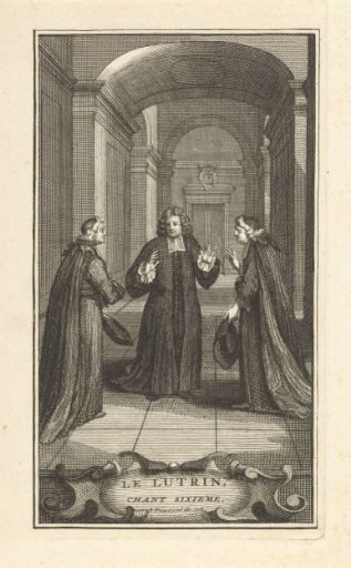 Three Clergymen in a Hall (Small Variant)