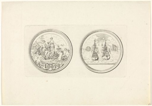 Medal with references to the Republic of the Seven United Netherlands as a naval power