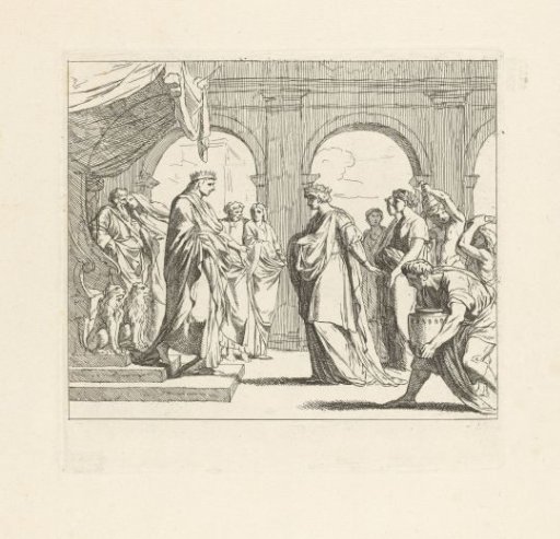 Solomon Receives the Queen of Sheba
