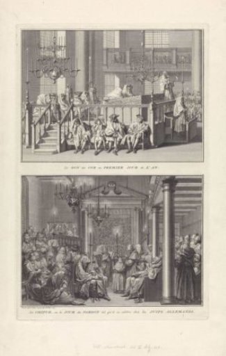 Celebration of Rosh Hashanah and Yom Kippur in the Portuguese and Great Synagogue in Amsterdam