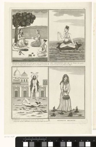 Representations of Indian ascetics performing penance