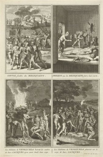 Burial rituals of the indigenous inhabitants of Mexico and Venezuela