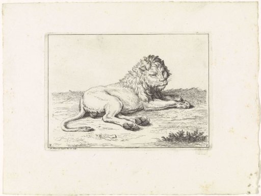 Landscape with a Young Lion