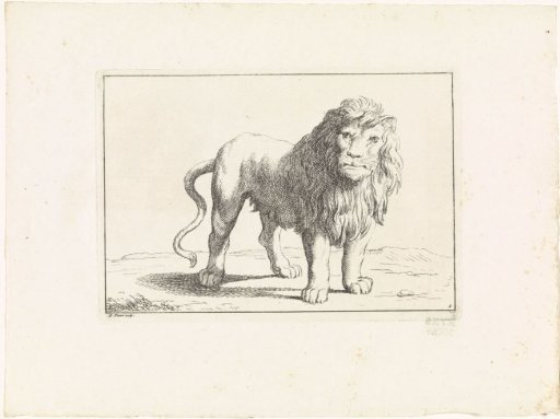 Landscape with a Lion