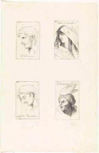 Representations of various emotions