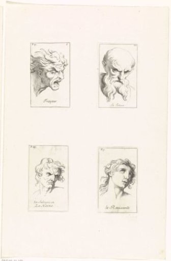 Representations of various emotions