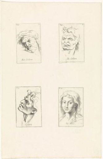 Representations of various emotions