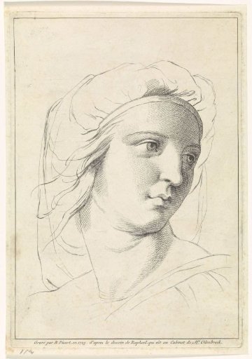 Study of a woman's head