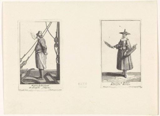 Brabant Sailor and Brabant Peasant Woman