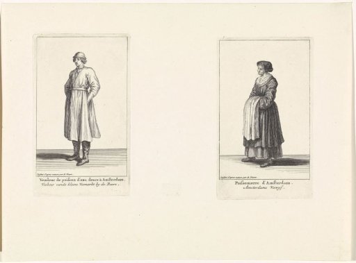 Amsterdam fishmonger and Amsterdam fishwife