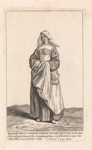 Nun in contemporary costume