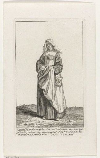 Nun in contemporary costume