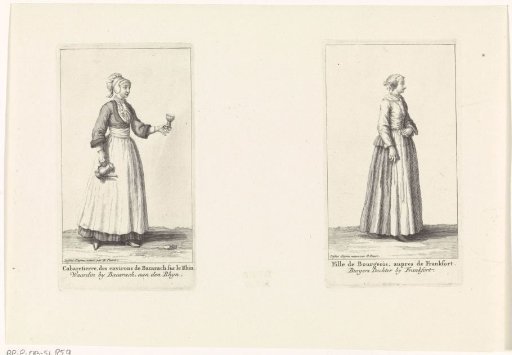 A washerwoman from Bacharach on the Rhine and a burgher's daughter from Frankfurt