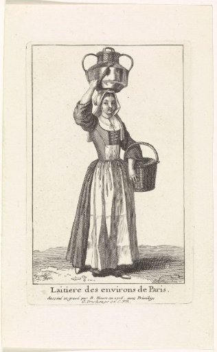 Milkwoman from the vicinity of Paris