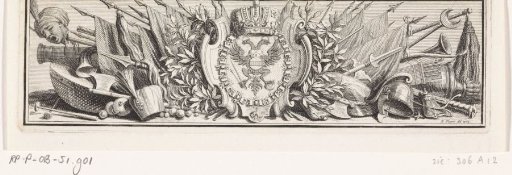 Coat of arms of Emperor Charles VI and armor