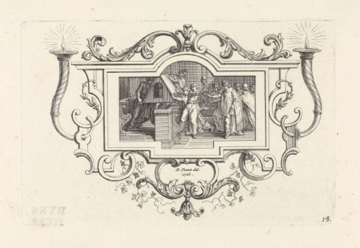 Clerics destroying a lectern