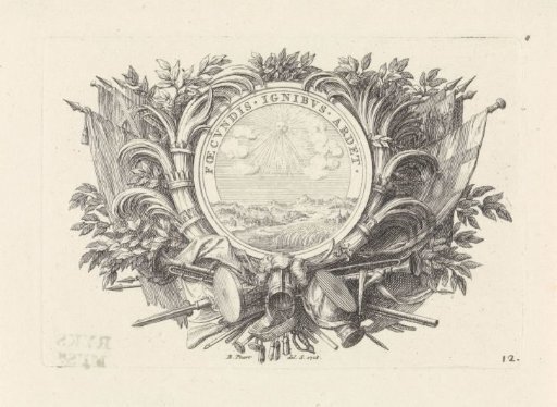 Medal with a Landscape over Which the Sun Spreads Its Rays