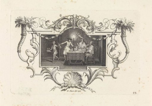 Magicians at a Table and the Appearance of a Demon