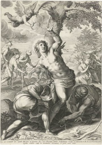 Saint Sebastian Bound to a Tree