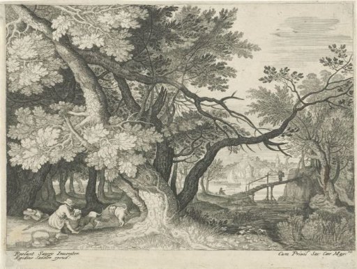 Landscape with Two Hunters
