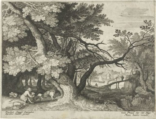 Landscape with Two Hunters