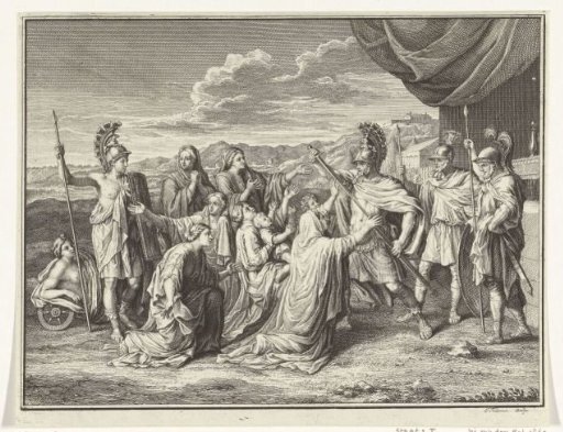 Coriolanus Surrounded by Supplicating Women