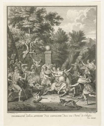 Telemachus Saves Antiope