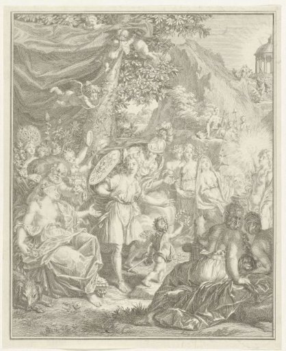 Allegorical Representation with Telemachus and Minerva