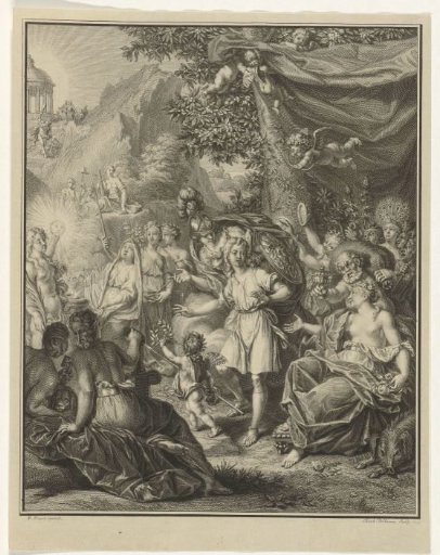 Allegorical Representation with Telemachus and Minerva