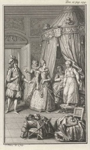 Lovers caught in a sleeping chamber