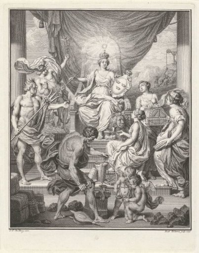 Enthroned Personification of the Republic of the Netherlands