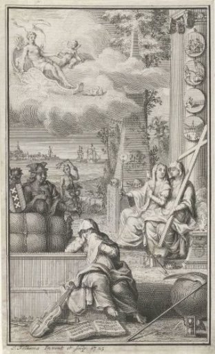 Allegorical Figures at a Tomb