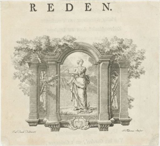 Vignette with the personification of Reason