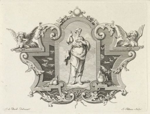 Vignette with the personification of Avarice